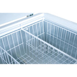Stainless Steel Lid Chest Freezer, 550 Litres, 5 Year Full Warranty