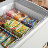 Sliding Curved Glass Lid Freezer – 546L
