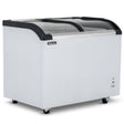 Curved Glass Lid Freezer 220L