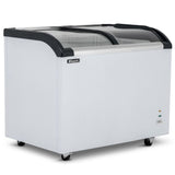 Curved Glass Lid Freezer 220L