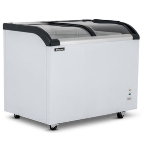 Curved Glass Lid Freezer 220L