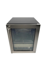 127L Black Display Fridge