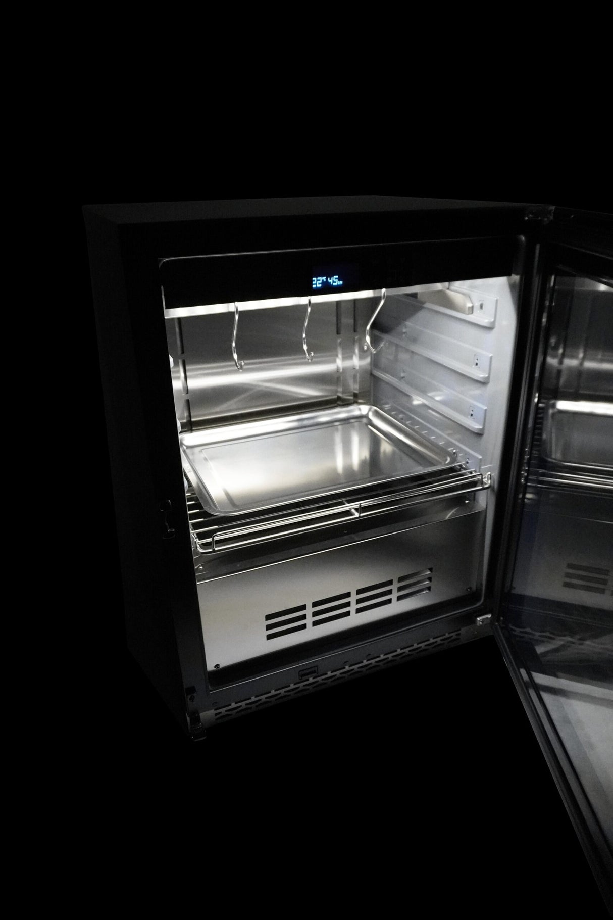 127L Black Display Fridge