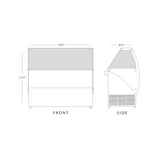 Ice Cream Display 454L