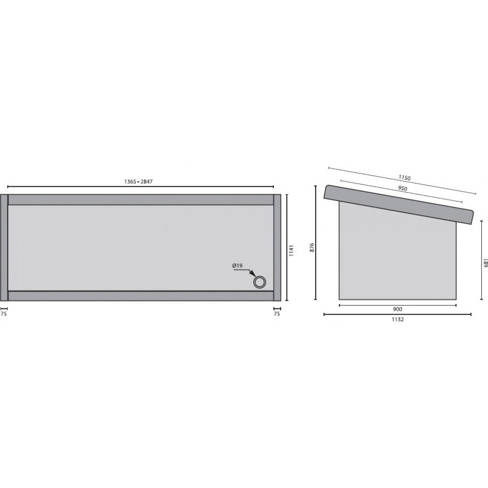 Fish Display Decks 1.5m