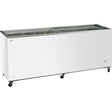 Sliding Glass Lid Chest Freezer - 534 Litres