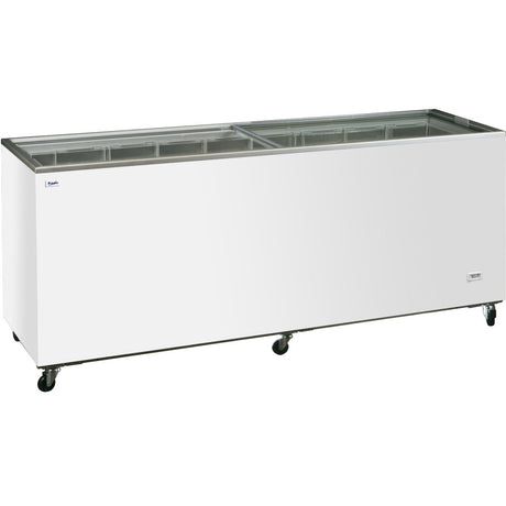 Sliding Glass Lid Chest Freezer - 534 Litres