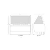 Optimus Ice Cream Display 630L
