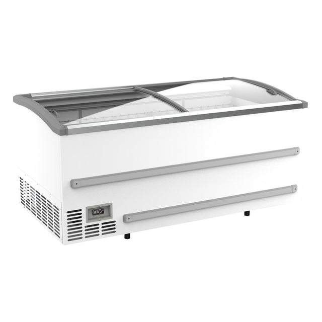 White Supermarket Chest Freezer 870L