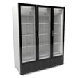 REFRIGERATOR 3 GLASS DOORS - WHITE 9002