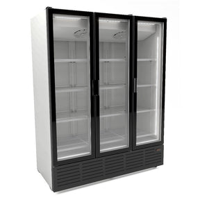 REFRIGERATOR 3 GLASS DOORS - WHITE 9002
