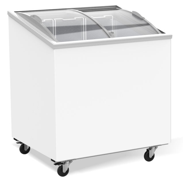 Freezer With Glass Lid 198 L