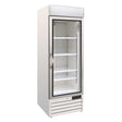 glass door freezer 412l
