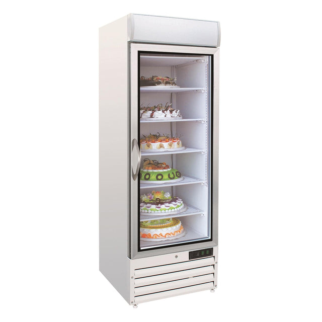Upright Glass Door Freezer 578L