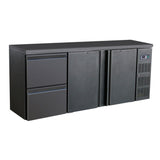 Black Barkoeler 2 Doors 2 Drawers