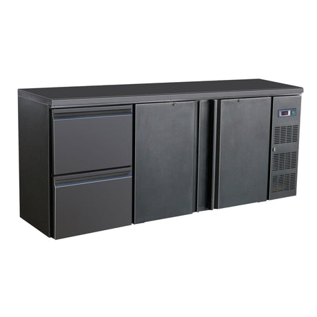 Black Barkoeler 2 Doors 2 Drawers