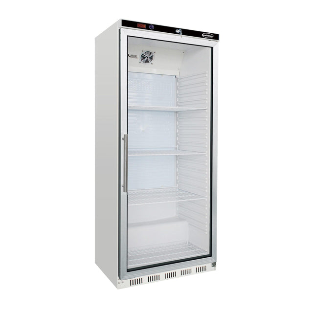 HR600 Glass Door Upright Refrigerator 570Ltr