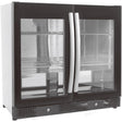 Black 2 Door back bar Display 198L