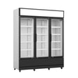 3-Door Glass Refrigerator