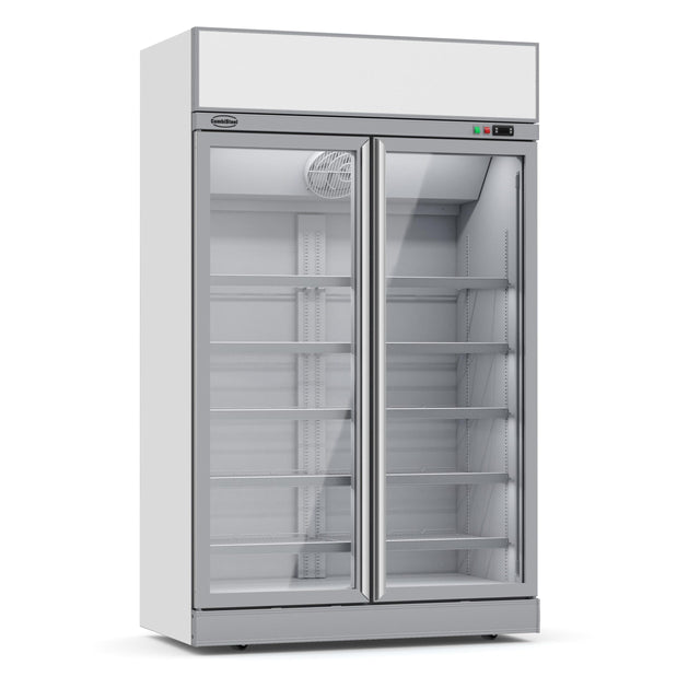 REFRIGERATOR 2 GLASS DOORS INS-1000R