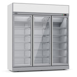 FREEZER 3 GLASS DOORS INS-1530F