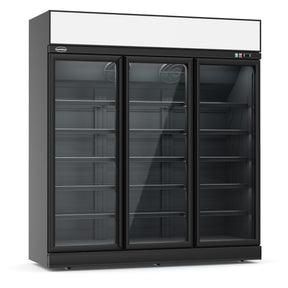 INS-1480F | 3-Door Glass Display Freezer