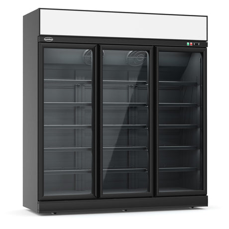 INS-1480F | 3-Door Glass Display Freezer