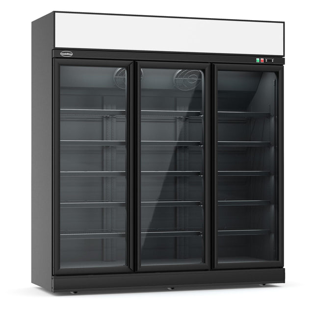 INS-1480F | 3-Door Glass Display Freezer