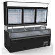 Wall Freezer Cabinet Black 3d