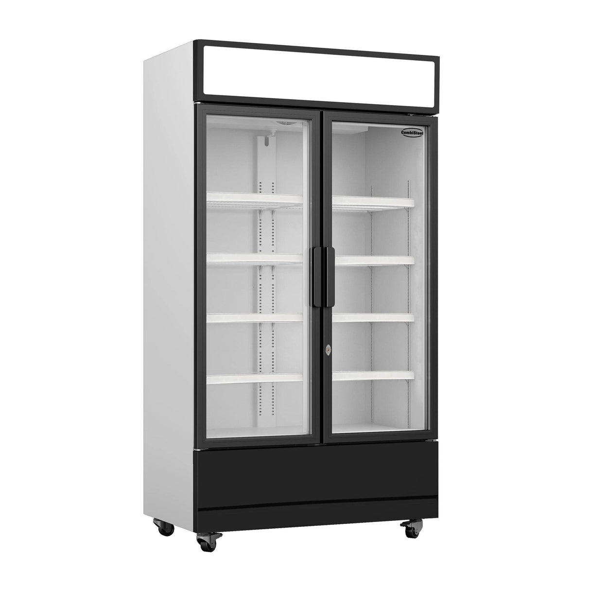 Double Glass Door Refrigerator
