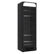 Freezer Glass Door 382l Blk Can