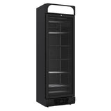 Freezer Glass Door 382l Blk Can