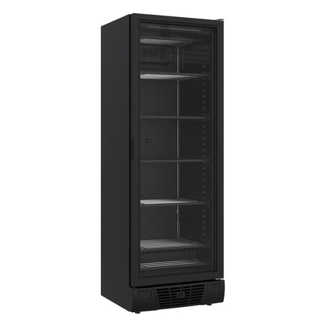 Upright Display Freezer – 382L, Black