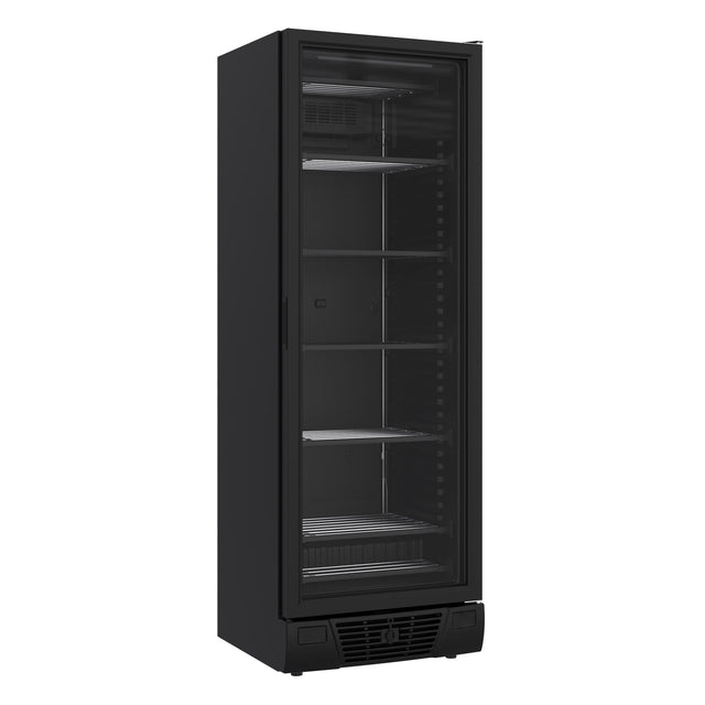 Upright Display Freezer – 382L, Black