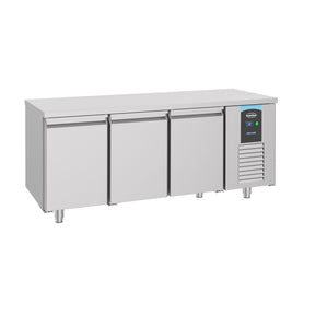 3 Door Stainless Steel Refrigerated Counter 474L