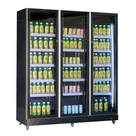 Triple Glass Door Retail Refrigerator