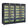 4 Glass Door Retail Refrigerator 1608L 