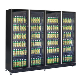 4 Glass Door Retail Refrigerator 1608L 