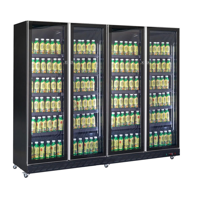 4 Glass Door Retail Refrigerator 1608L 