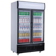 REFRIGERATOR 2 GLASS DOORS 1000L