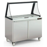 Preparation/Saladette Counter with Liftable Glass Lid SDTP-48-18-LGL