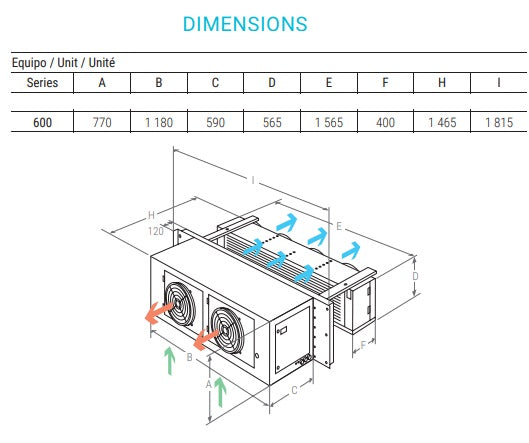 Wall-Mounted Chiller | 140m3- 170m3