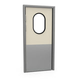 Fire-resistant refrigerated pivoting door, with a 60-minute rating